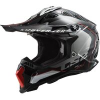 LS2 MX700 Subverter Evo Arched Black / Titanium / Silver Off Road Helmet