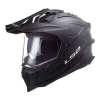LS2 MX701 Explorer Matte Black Adventure Helmet