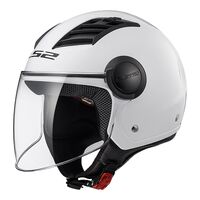 LS2 OF562 Airflow-L White Road Helmet