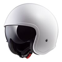 LS2 OF599 Spitfire White Road Helmet