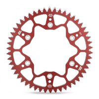 Moto-Master 48 Tooth Red Rear Alloy Sprocket for Beta RR 300 2T Racing 2015-2023