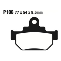 Front Organic Brake Pads for Suzuki DR600R 1986-1989