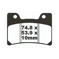 Front Organic Brake Pads for Yamaha FZR1000 1989-1990