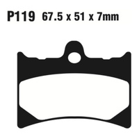 Front Organic Brake Pads for Moto Guzzi 1000 Quota 1992-1996