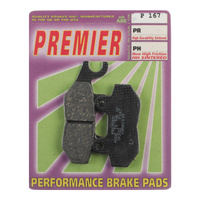 Front Left Organic Brake Pads for Triumph Sprint 900 1993