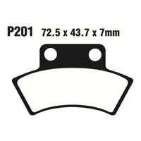 Rear Organic Brake Pads for Polaris Magnum 425 4x4 1995-1998