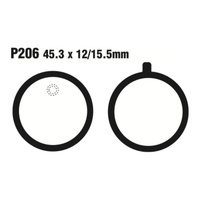 Front Organic Brake Pads for Yamaha RD125 1975