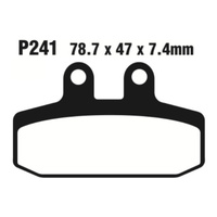Rear Organic Brake Pads for Moto Guzzi V7 II Stornello 2017