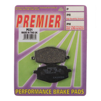 Rear Organic Brake Pads for Yamaha XT600 1990-2003