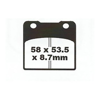 Front Organic Brake Pads for Suzuki GSX1100ES 1984-1985