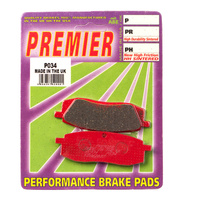 Front Organic Brake Pads for Yamaha TT350 1986-1998