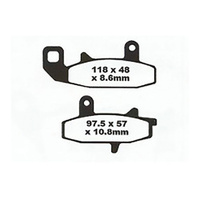 Front Organic Brake Pads for Suzuki DR650RS 1990-1993