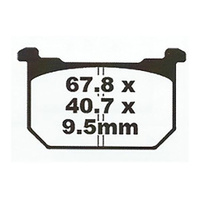 Front HH Sintered Brake Pads for Kawasaki GPZ550S 1982-1983