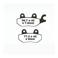 Front Right HH Sintered Brake Pads for Triumph Trophy 900 1991-1993