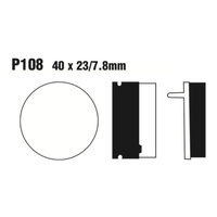 Rear Sintered Brake Pads for Yamaha YFS200 Blaster 1991-2002