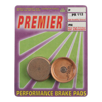 Rear Sintered Brake Pads for Yamaha YFM250 Moto 4 1989-1992