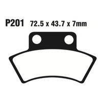 Rear Sintered Brake Pads for Polaris Xplorer 300 4X4 1996-1999