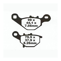 Front Sintered Brake Pads for Suzuki DRZ125L Big Wheel 2003-2025