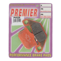 Rear V-Semi Sintered Brake Pads for Kawasaki Z900 Eliminator 1987-1988
