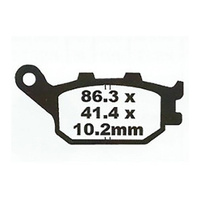 Rear V-Semi Sintered Brake Pads for Honda CB600FA Hornet ABS 2007-2010