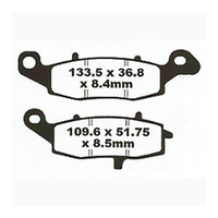 Front Left V-Semi Sintered Brake Pads for CF Moto 650NK ABS 2015-2016