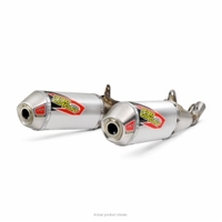 Pro Circuit T-6 Stainless Dual Slip-On Exhaust System for Honda CRF450R 19-20