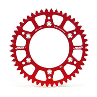 RHK 49 Tooth Red Rear Warrior Alloy Sprocket for Beta RR 390 4T 2015-2023