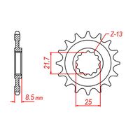 MTX 16 Tooth Front Sprocket for Kawasaki Z1000 2007-2013