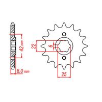 MTX 13 Tooth Front Sprocket for Honda XL250R 1982-1983