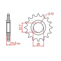 MTX 15 Tooth Front Sprocket for Yamaha FZ6S FAZER 2004-2005