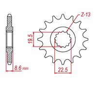 MTX 14 Tooth Front Sprocket for Suzuki GSX250R 2018-2022