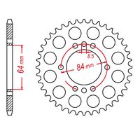 MTX 45 Tooth Rear Sprocket for Honda CT90 1971