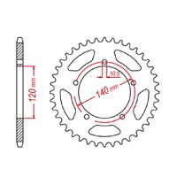 MTX 43 Tooth Front Sprocket for Triumph Bonneville 2015