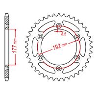 MTX 48 Tooth Rear Sprocket for Husqvarna CR430 1987-1989