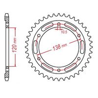 MTX 36 Tooth Rear Sprocket for Honda CBR300R/ABS SPECIAL EDITION 2015-2016