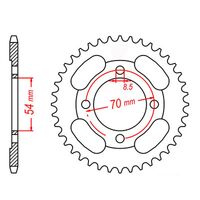MTX 45 Tooth Rear Sprocket for Honda C90 1967-2009