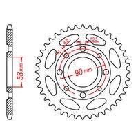 MTX 43 Tooth Rear Sprocket for Honda XL125S 1985-1986