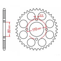 MTX 43 Tooth Rear Sprocket for Honda CB750F SUPER SPORT 1978