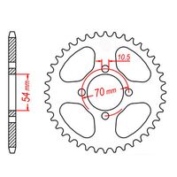 MTX 42 Tooth Rear Sprocket for Honda CBR125R 2005-2010