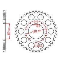 MTX 42 Tooth Rear Sprocket for Honda CRF1000L Africa Twin DCT 2016-2017