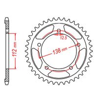 MTX 42 Tooth Rear Sprocket for Honda CBR900RR FIREBLADE 1996-1999