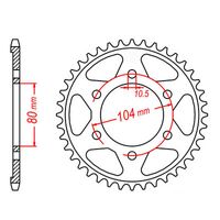 MTX 41 Tooth Rear Sprocket for Kawasaki Z1000 ABS 2010-2022