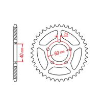 MTX 40 Tooth Rear Sprocket for KTM 50 SX Mini 2009-2013