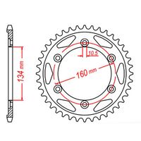 MTX 41 Tooth Rear Sprocket for Honda CBR1000RR Fireblade 2004-2007