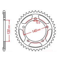 MTX 42 Tooth Rear Sprocket for Suzuki GSX1400 2001-2007