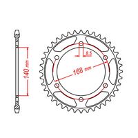 MTX 47 Tooth Rear Sprocket for BMW F800GS 2006-2019