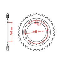 MTX 47 Tooth Rear Sprocket for BMW F650GS (800cc) 2012-2013