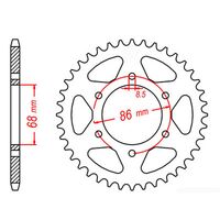 MTX 40 Tooth Rear Sprocket for Kawasaki Z200 1977-1983
