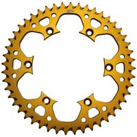 MTX 47 Tooth Gold Rear Sprocket for Kawasaki KX125 1990-1998