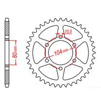MTX 41 Tooth Rear Sprocket for Kawasaki Z1000R Lawson Replica 1981-1983